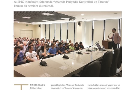 Bursa Elektrik Mühendisler Odasında Asansör Eğitimi